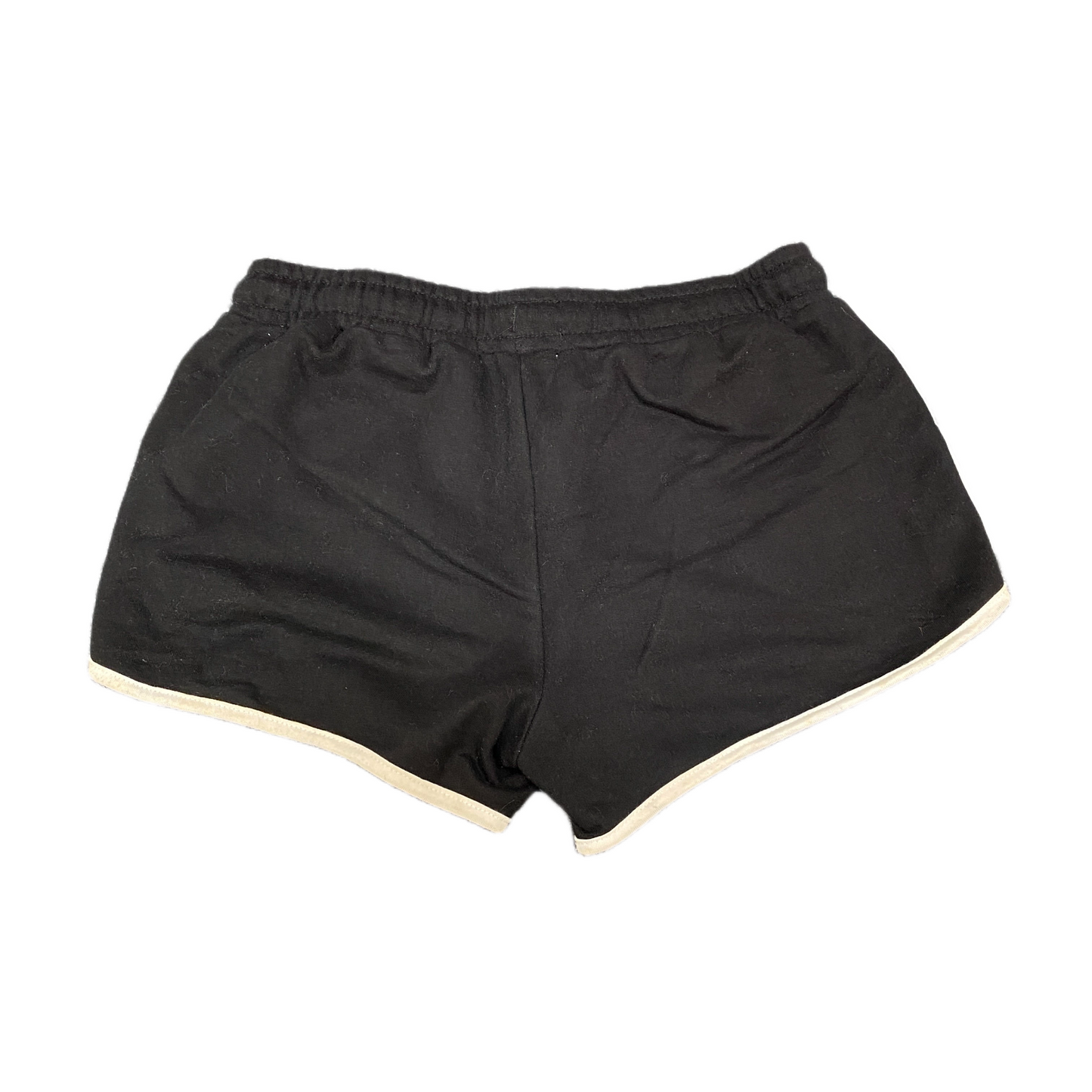 Running Sprinter Shorts Girls M 25" Waist Black Gym Workout Athletic Dolphin Hem