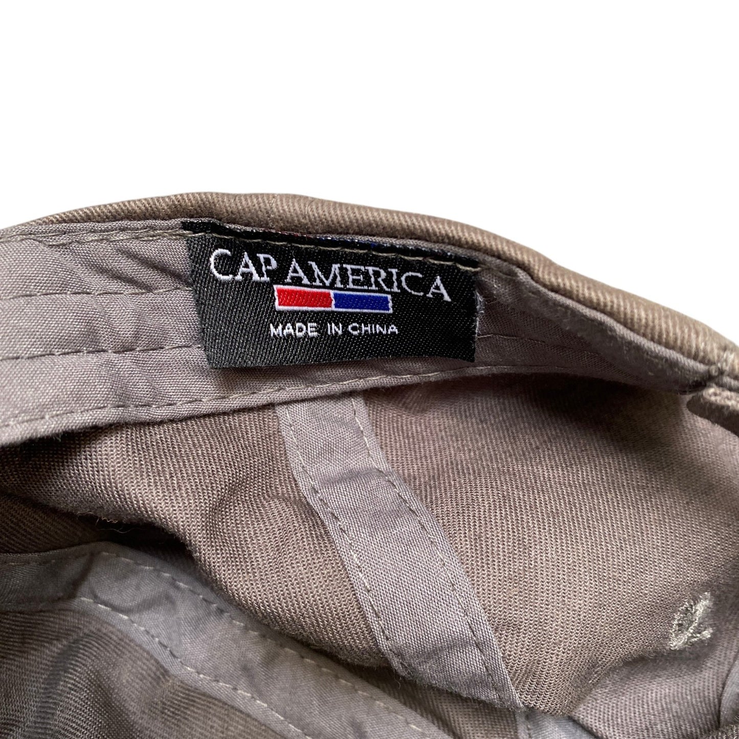 Downtown Westfield Cap America Baseball Cap Mens Brown Adjustable Embroidered