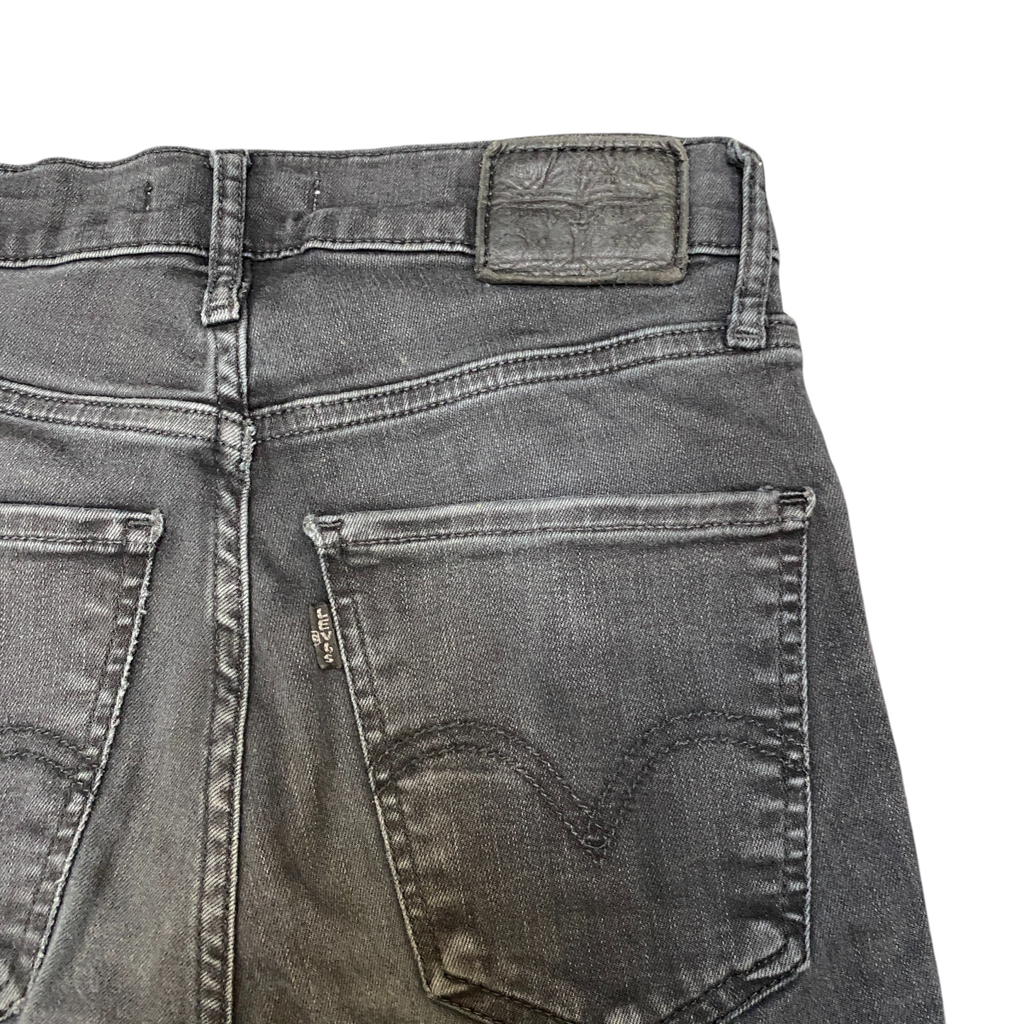 Levi's Jeans Women 24" Waist Black Premium Mile High Super Stretch Skinny Leg