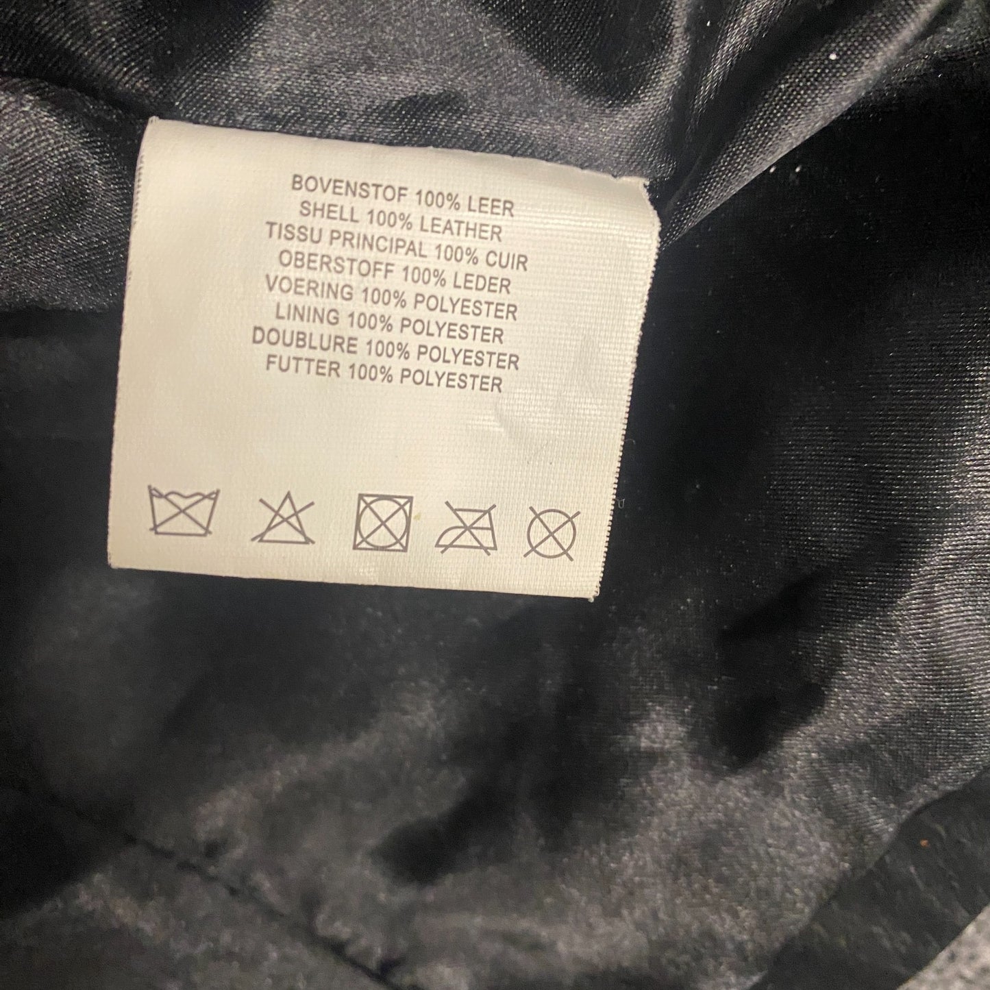 Fashion Leather Blazer Jacket Womens Medium Black Notch Lapel Single Breasted