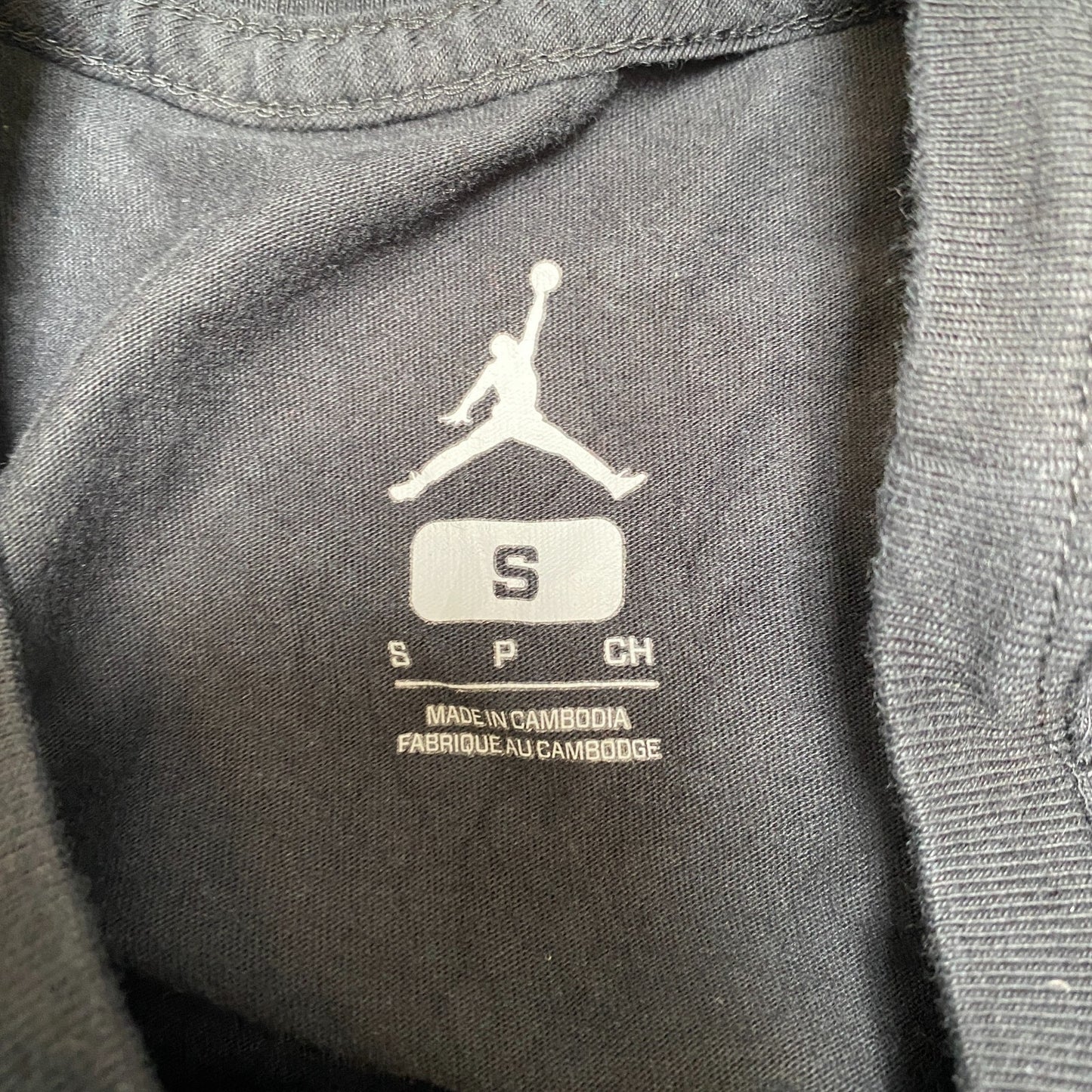 Air Jordan T-Shirt Men S Black Graphic Print Short Sleeve Crew Neck Pullover Tee