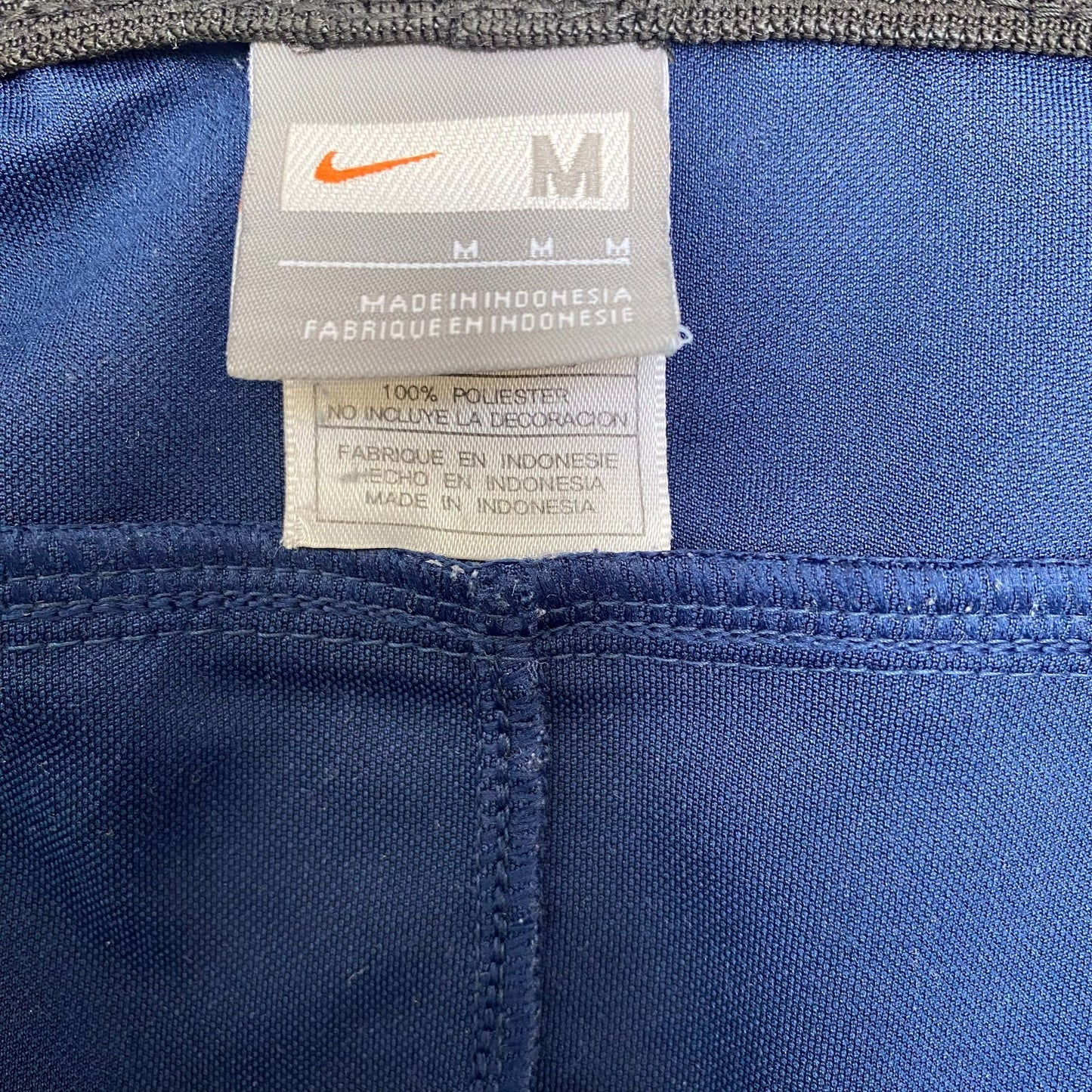 Nike Running Shorts Medium Blue Stretch Elastic Waist Swoosh Athletic Gym Fit