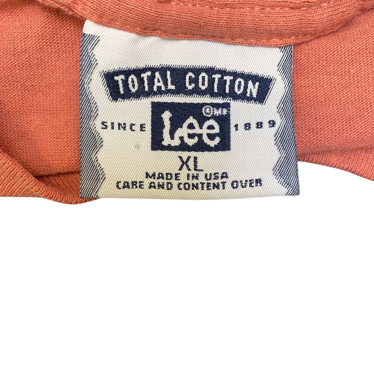 Lee T-Shirt Womens XL Pink Stretch Classic Fit Heavyweight Crew Neck Pullover