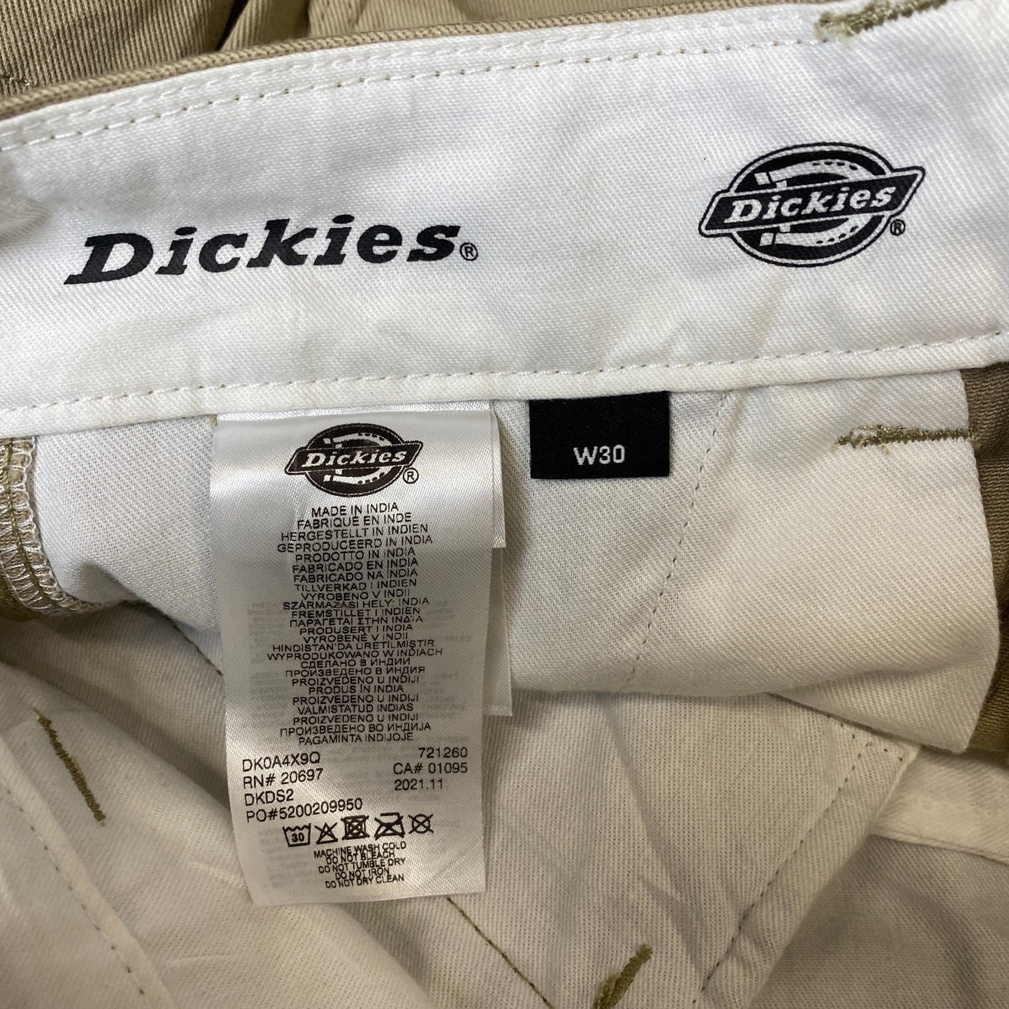Carhartt Sid Pants Mens Medium Beige Stretch Workwear High Waisted Straight Leg