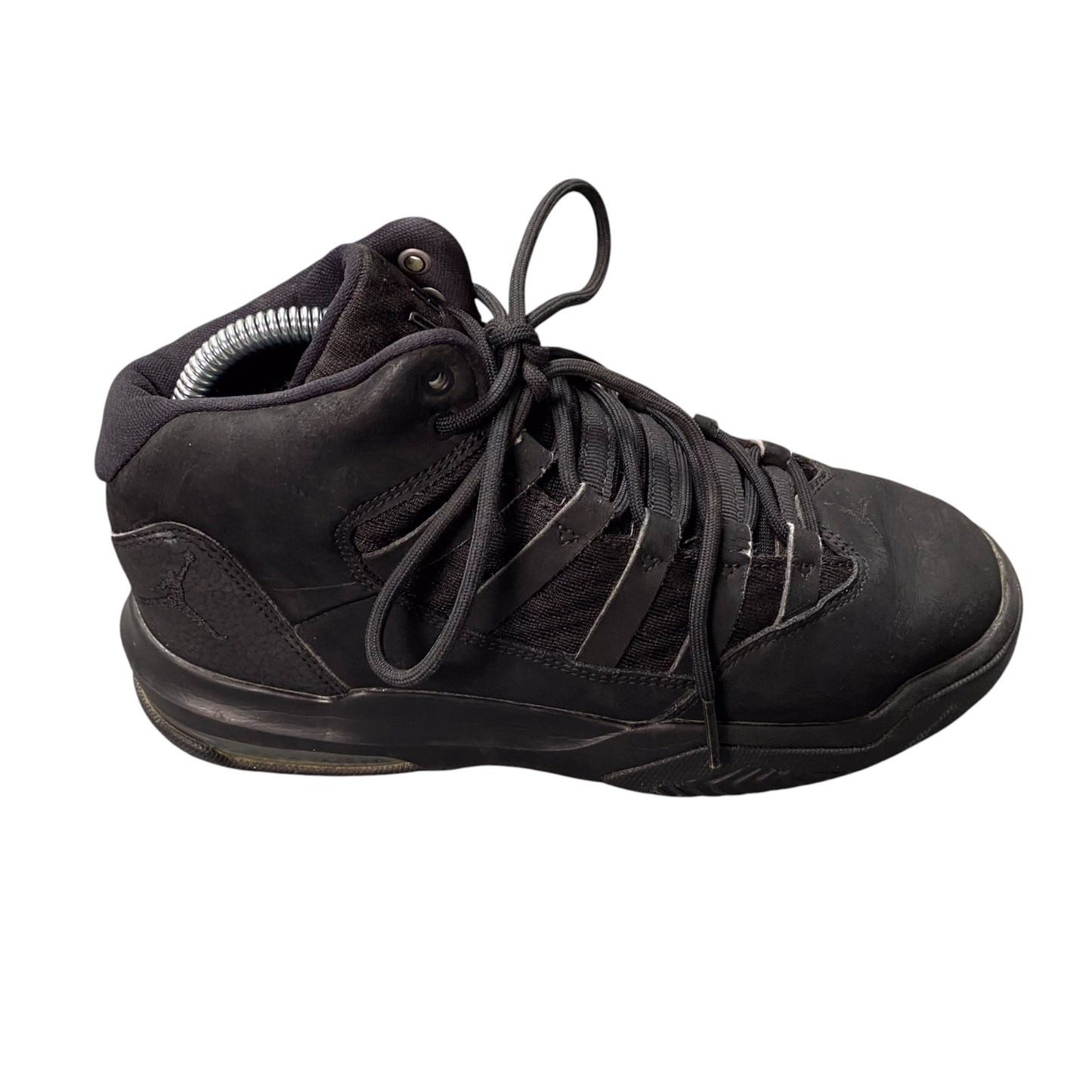 Jordan Max Aura Basketball Trainers Sneakers Youth 4 Black Athletic AQ9214-001