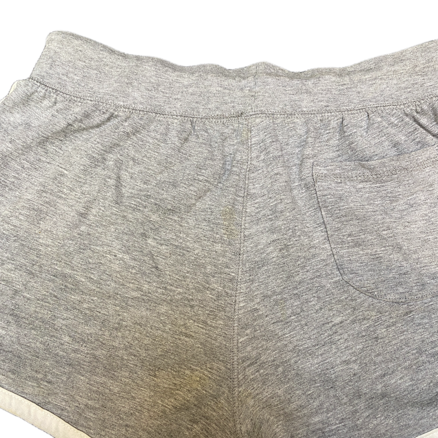 Running Sprinter Shorts Girls Small 27" Waist Grey Workout Athletic Dolphin Hem