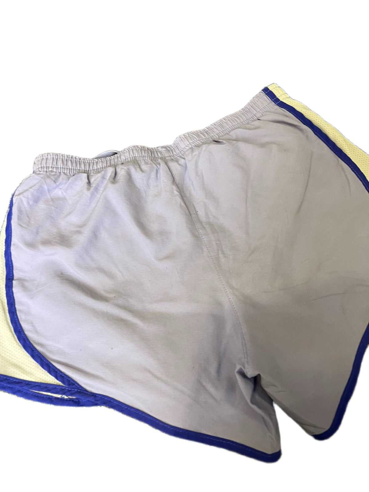 Nike Dri-Fit Athletic Shorts Fits as Womens S 25" Waist Purple White Dolphin Hem