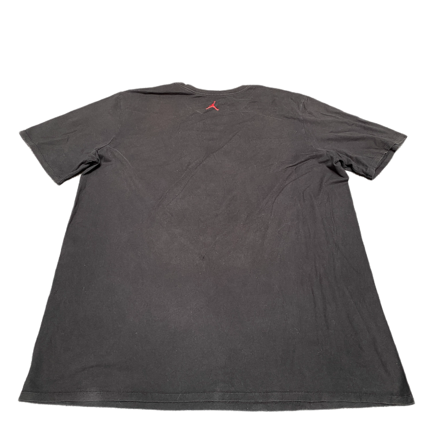 Jordan T-Shirt Mens Fits as XL Black Graphic Stretch Short Sleeve Crew Neck