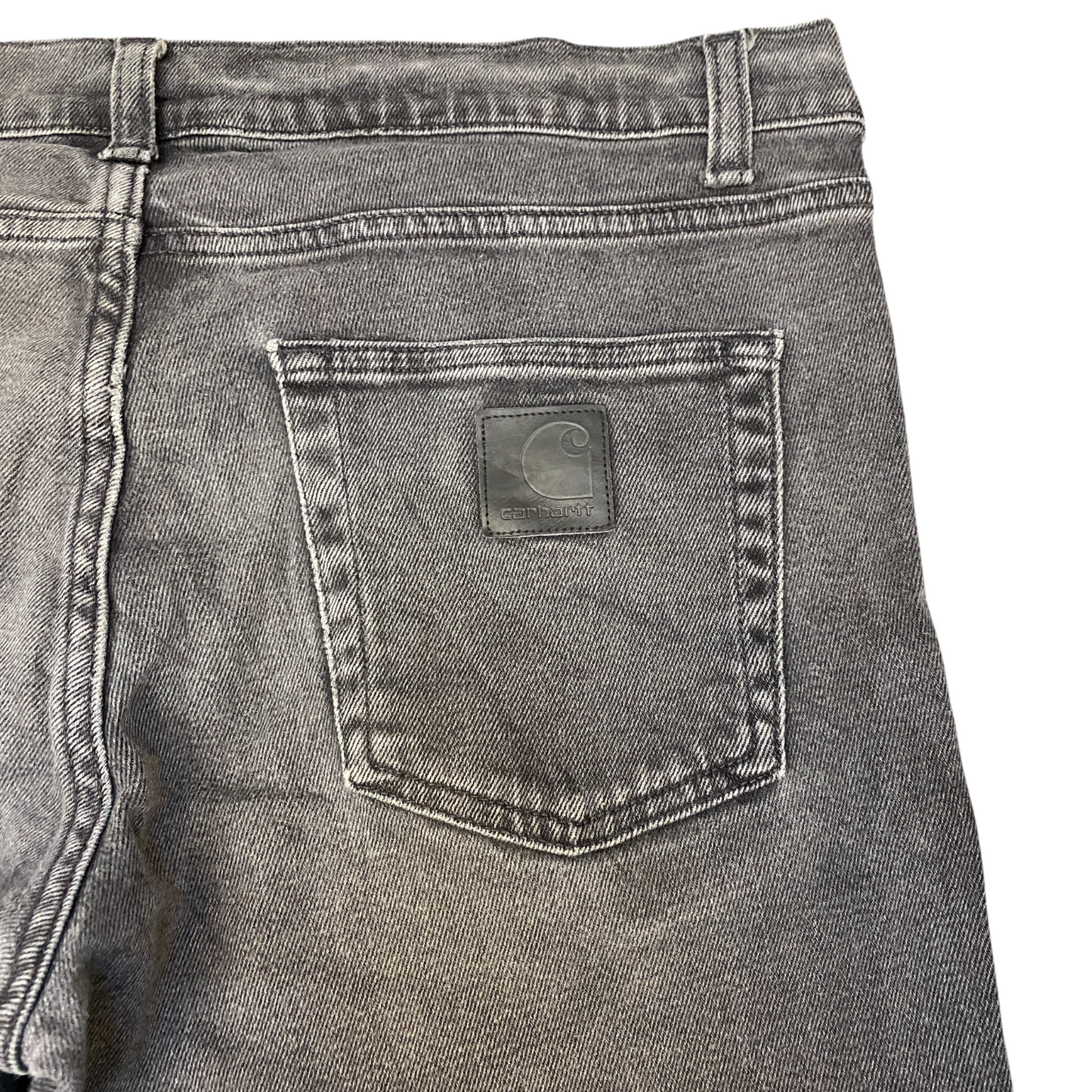 Carhartt Rebel Pant Jeans Mens XL Black Denim Stretch High Waisted Straight Leg