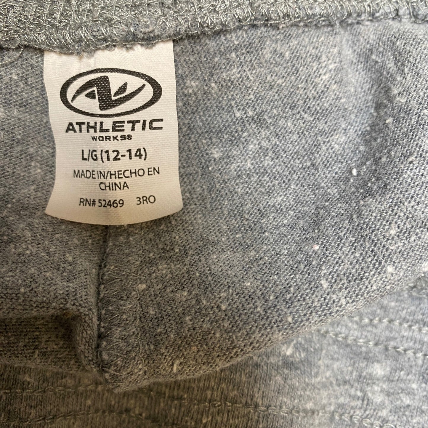 Running Sprinter Shorts Womens L 32" Waist Grey Athletic Gym Workout Drawstring