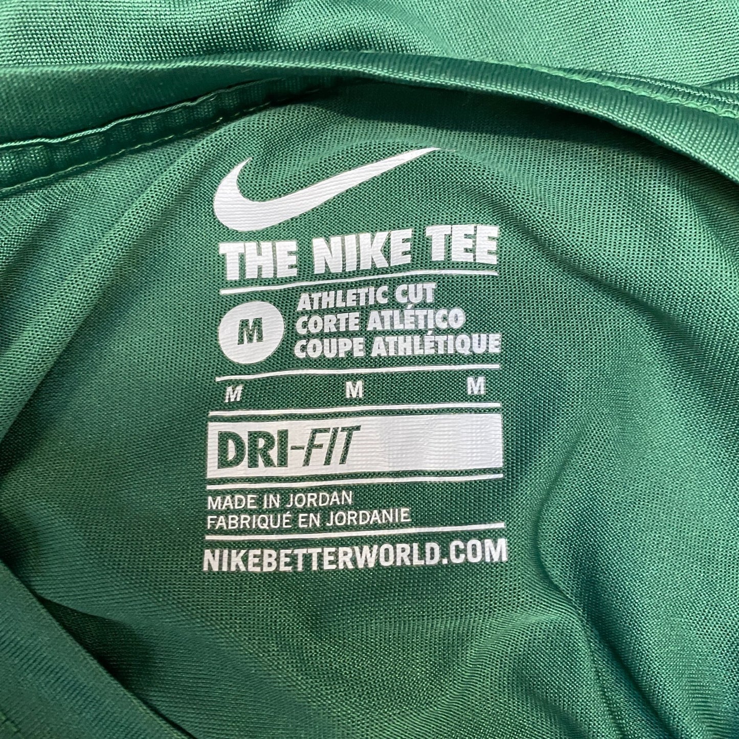 Nike Dri-FIT Performance T-Shirt Mens Medium Green Westside United Long Sleeve
