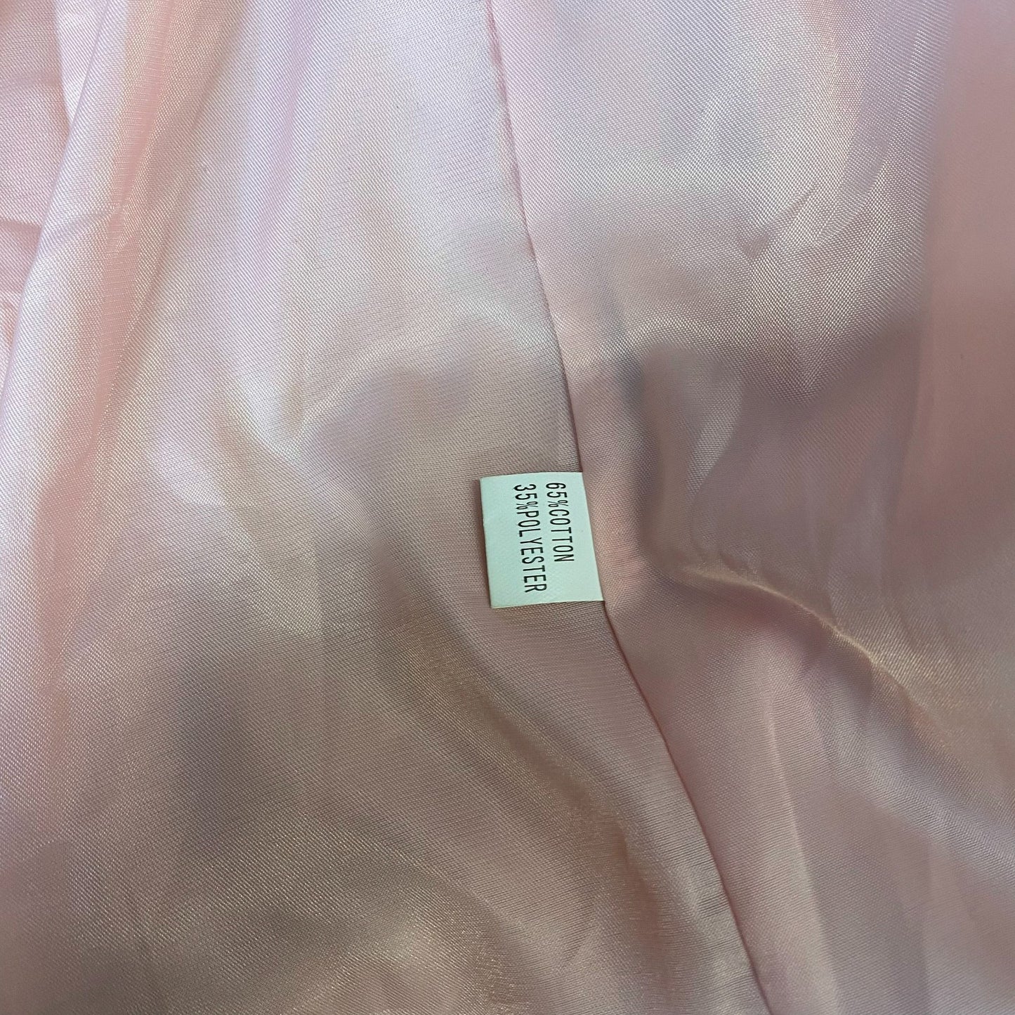 Dolly Express Faux Fur Coat Womens Medium Pink Lined Long Sleeve Notch Lapel