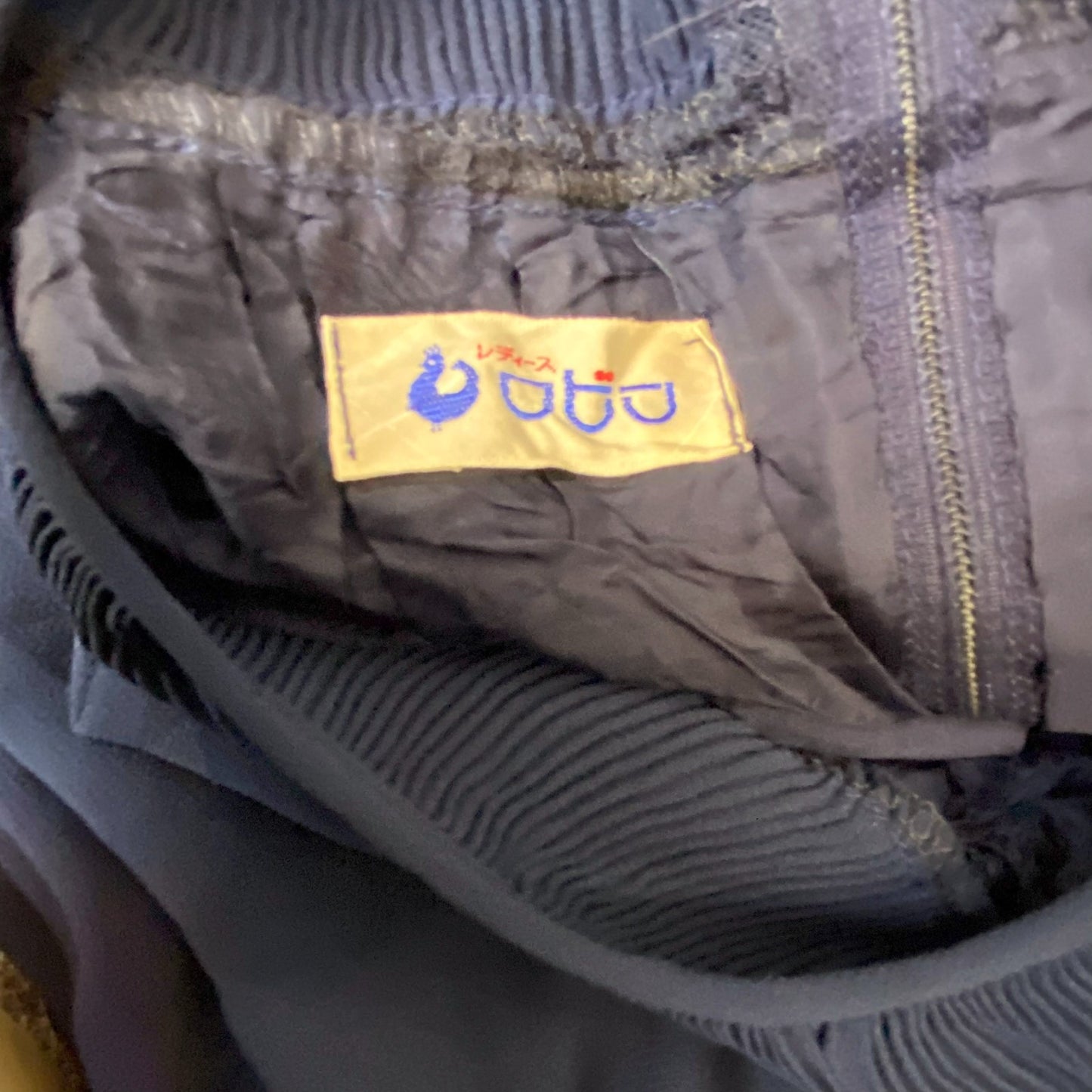 Long Maxi Dress Womens S Blue Long Sleeve Smocked Waist Round Neck Back Zip