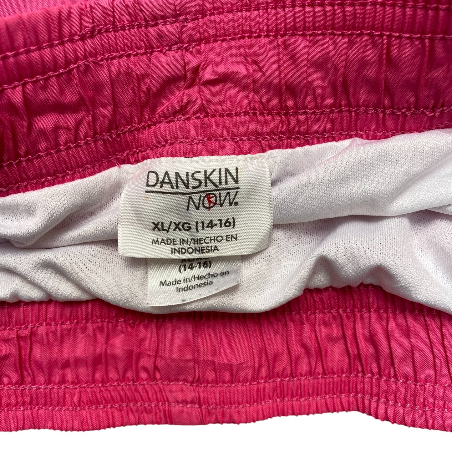 Running Sprinter Shorts Womens XL Pink Mesh Elastic Waist Athletic Fit Pull On