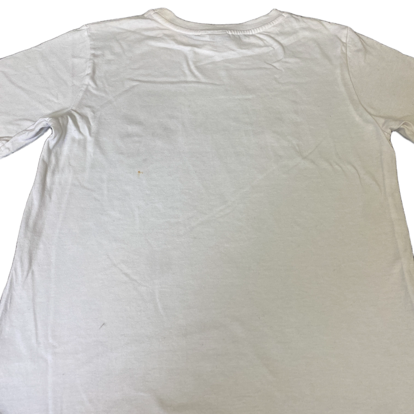 Puma T-Shirt Girls Small White Graphic Logo Regular Fit Short Sleeve Summer Tee