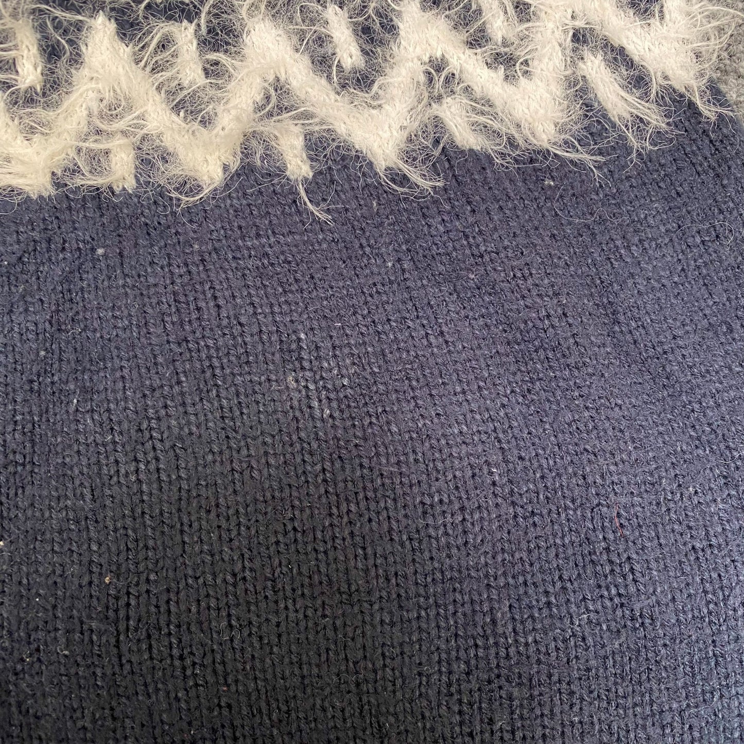 Sweater Dress Womens Small Blue White Fair Isle Nordic Knitted Winter Holiday