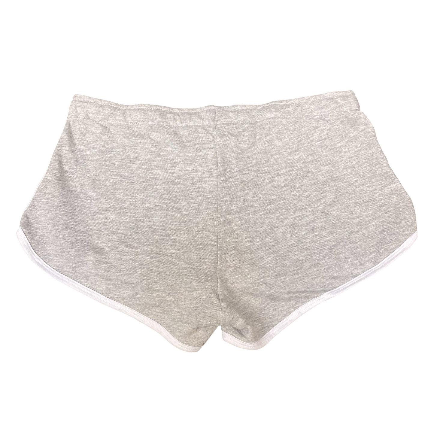 Sprinter Shorts Womens L Grey White Running Training Drawstring Comfort Outdoor
