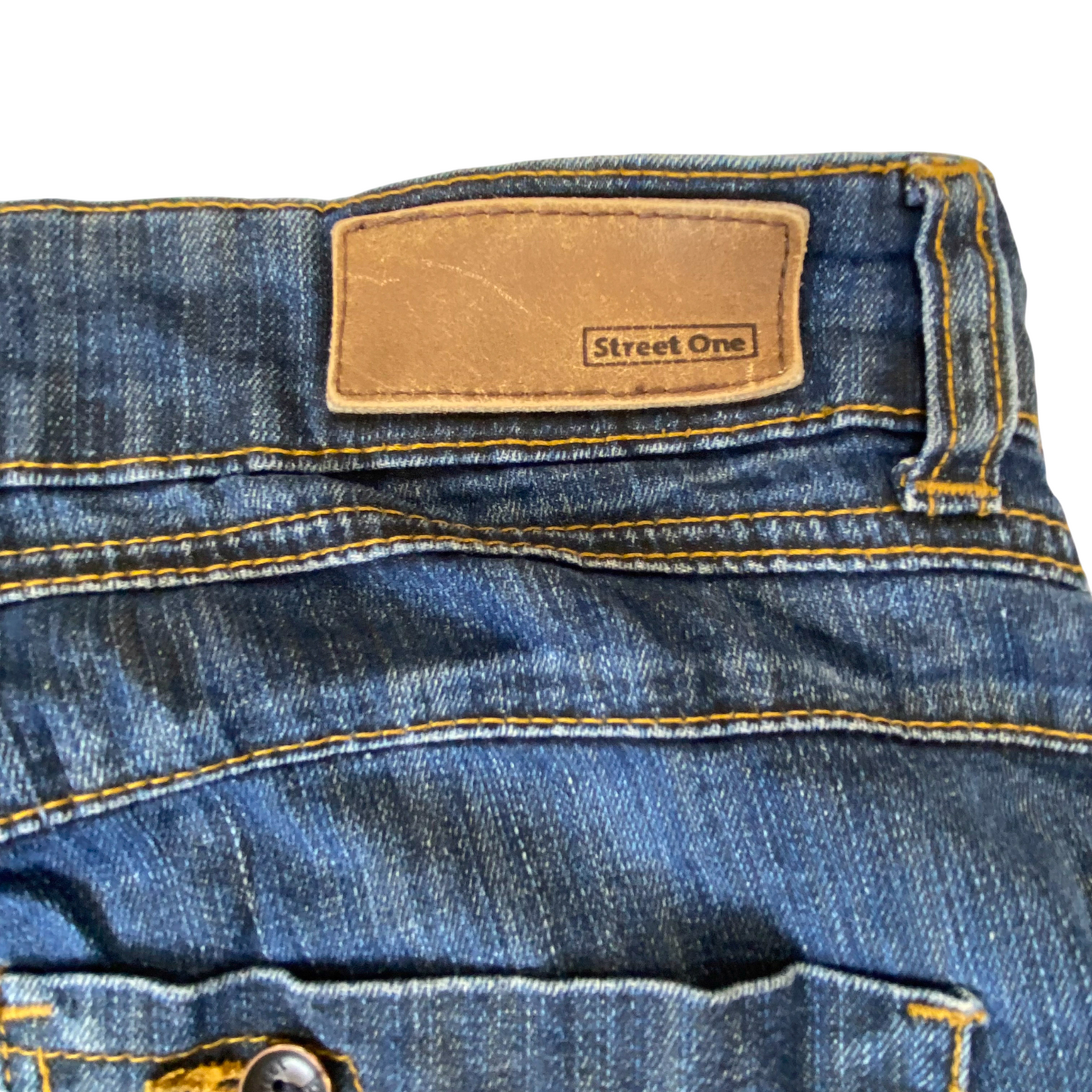 Street One Jeans Womens Large W32 L31 Blue Denim Straight Leg Comfort Outdoor