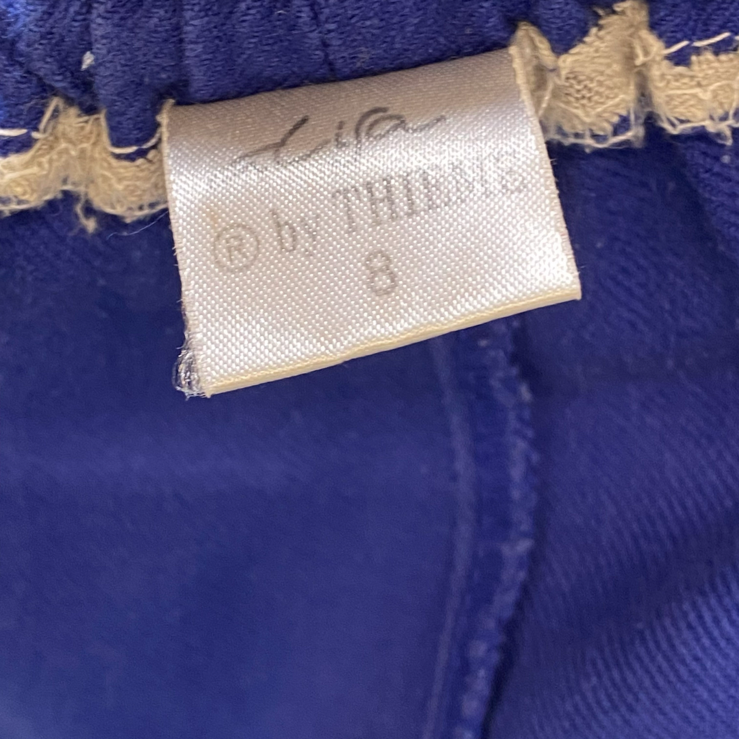 Womens Sprinter Shorts 32W Blue Comfort Elastic Waist Pocket Stretch Athletic