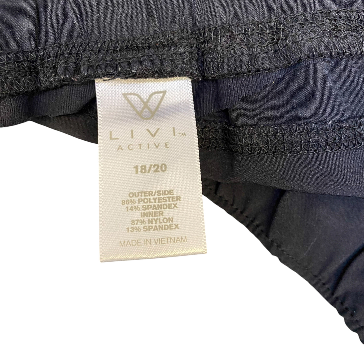 Active Running Sprinter Shorts Girls Small Black Athletic Fit Elastic Waistband