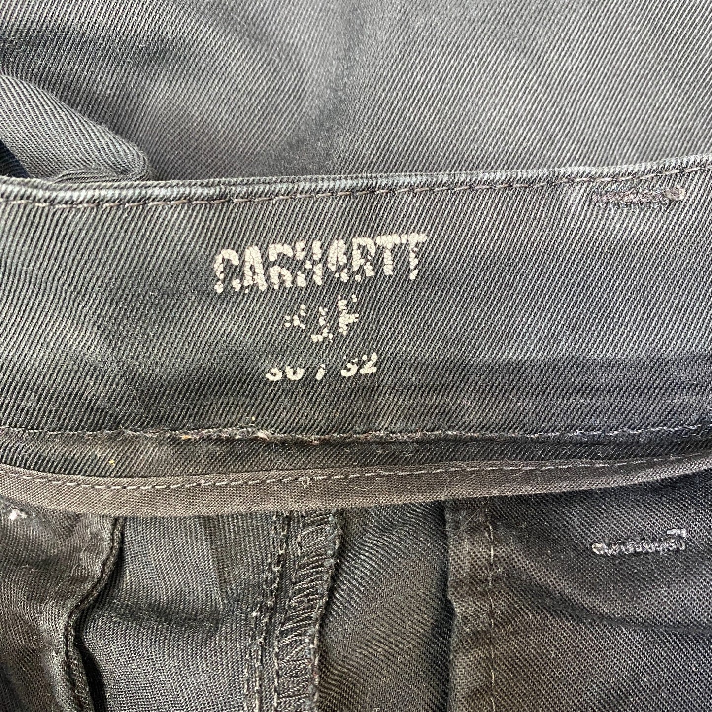 Carhartt Sidney Pants Mens Small Black Workwear Relaxed Fit Utility High Waisted