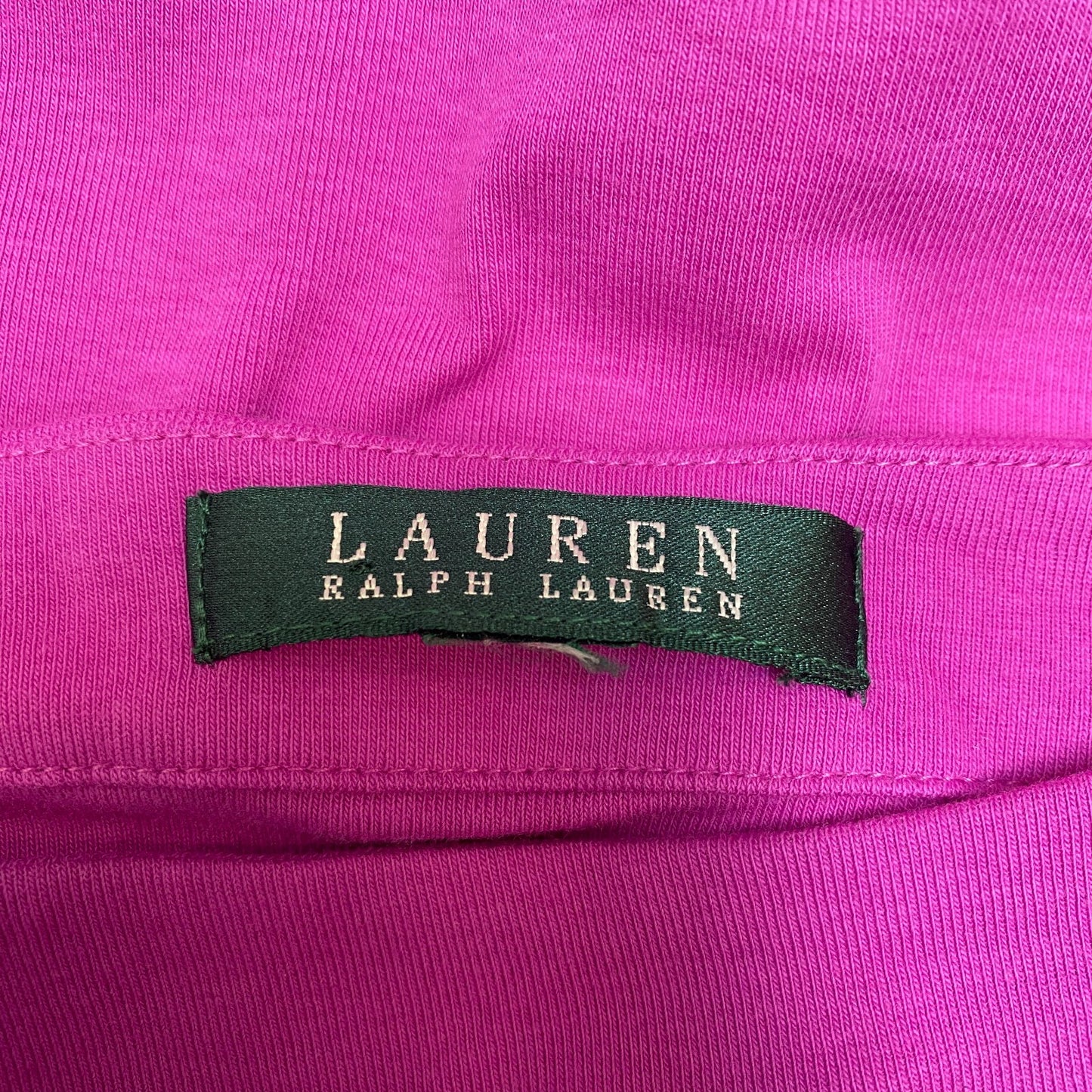 Ralph Lauren T-Shirt Womens M Pink Relaxed Fit Casual Long Sleeve Round Neck