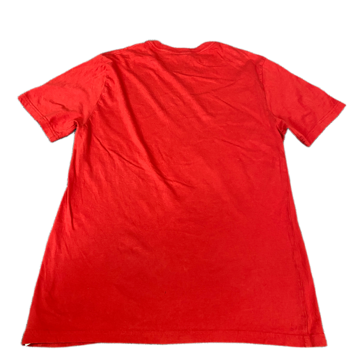 Ralph Lauren T-Shirt Womens M Red Pony Logo Short Sleeve V-Neck Pullover Tee