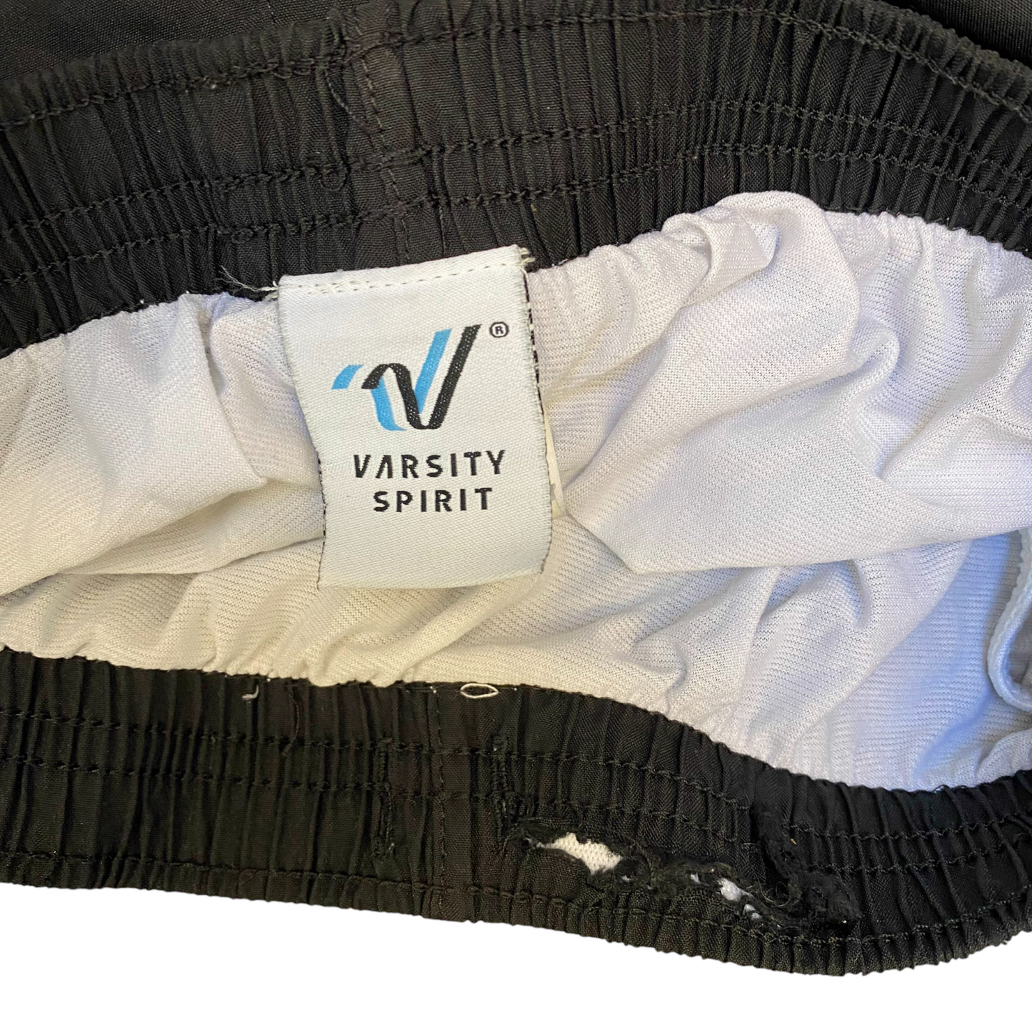 Running Sprinter Shorts Womens Small Black Athletic Fit Gym Workout Dolphin Hem