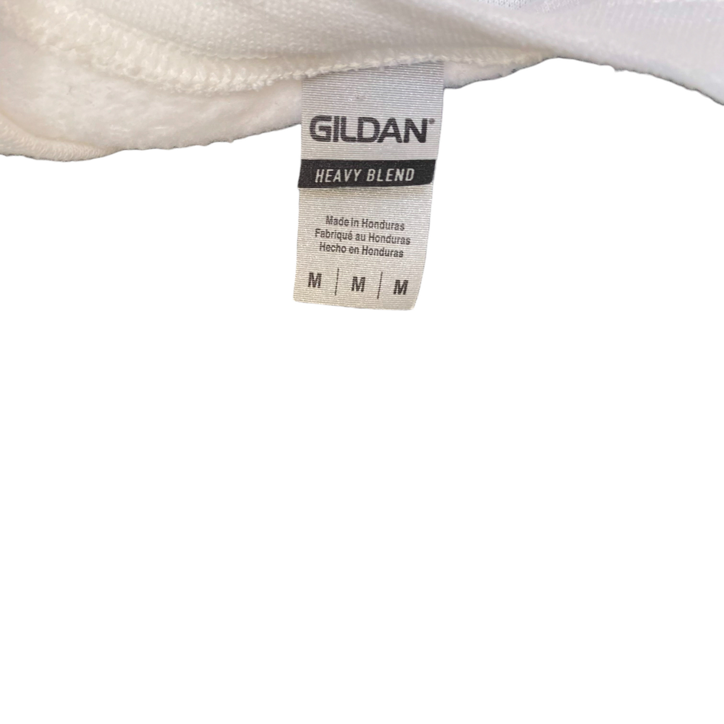 Gildan Sweatshirt Womens Medium White Outer Banks Graphic Long Sleeve Crew Neck