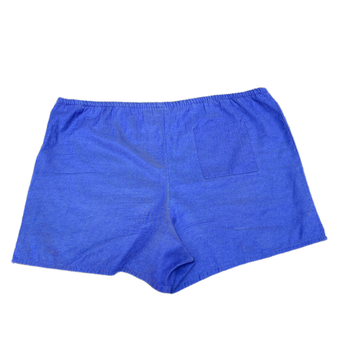 Running Sprinter Shorts Womens 2XL 40" Waist Blue Athletic Workout Dolphin Hem