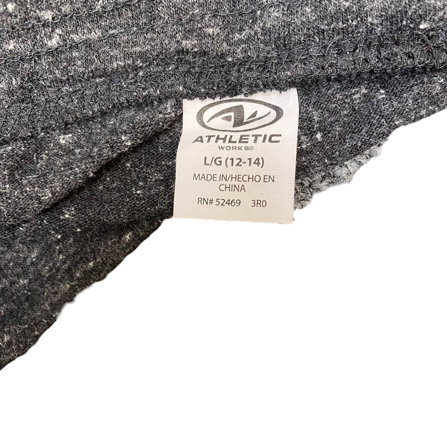 Athletic Works Sprinter Shorts Womens L Grey Knit Athletic Running Drawstring