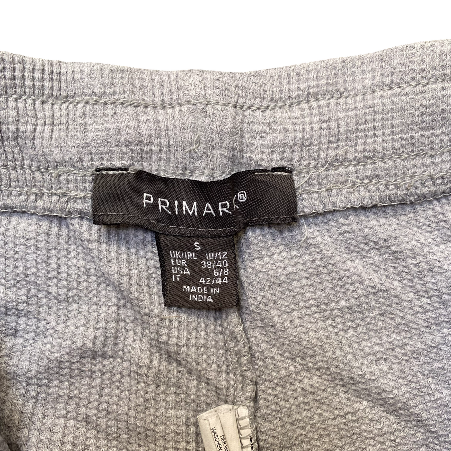 Primark Sprinter Running Shorts Womens Small Grey Elastic Waist Stretch Athletic