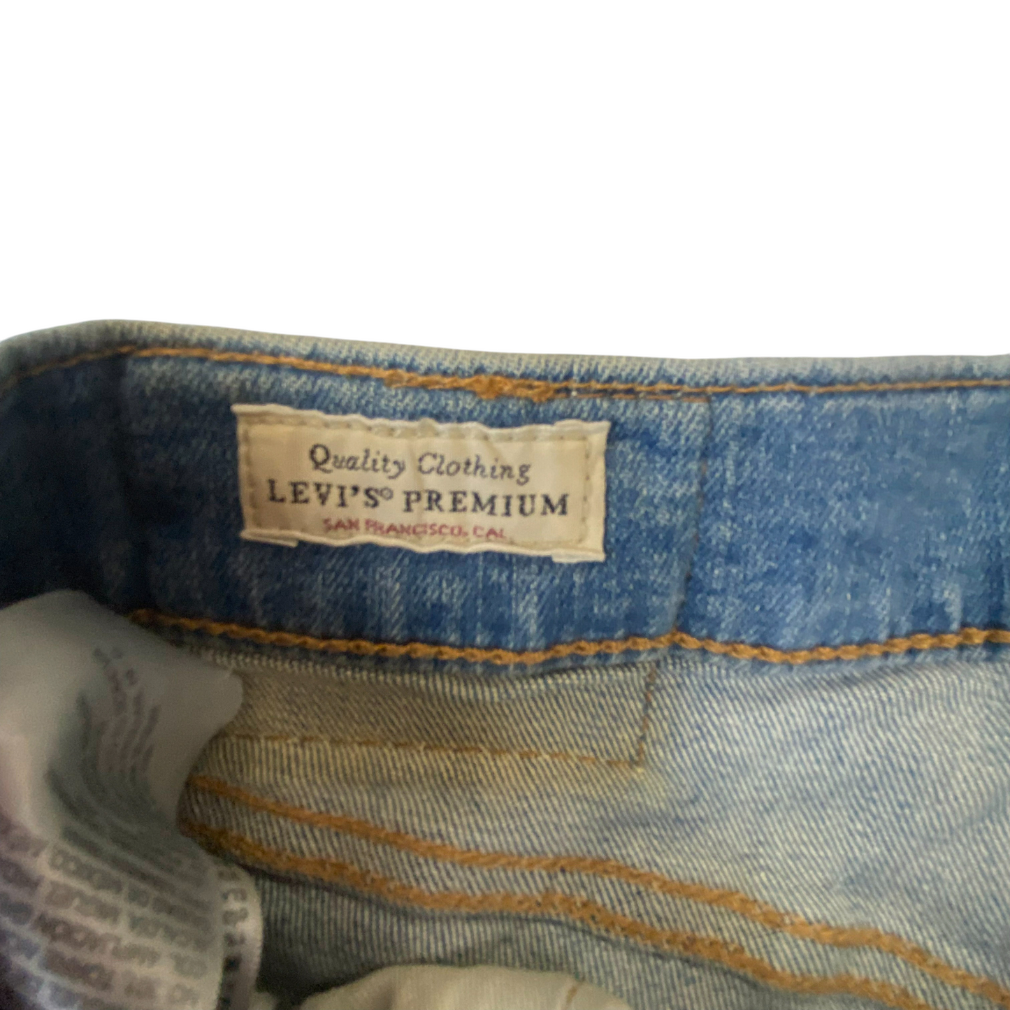 Levi's 511 Jeans Womens Medium Blue Denim Slim Straight Fit Pockets Outdoor