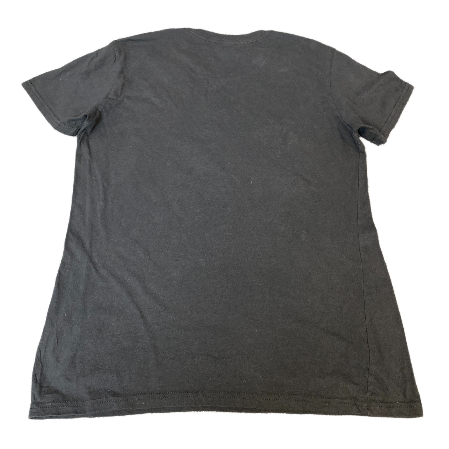 Adidas T-Shirt Womens M Black Graphic Logo Short Sleeve Crew Neck Amplifier Tee
