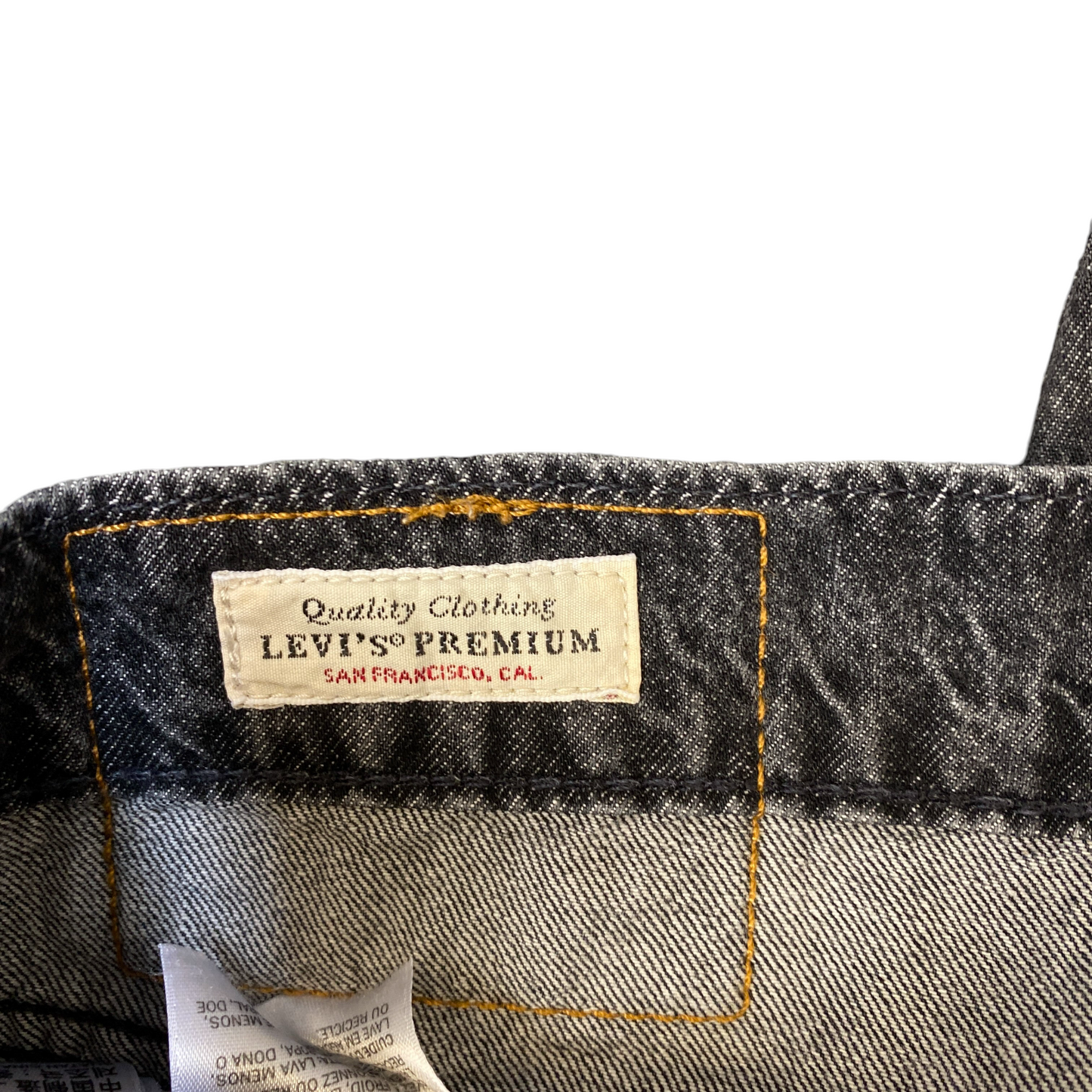 Levi's 511 Jeans Women 28" Waist Grey Premium Faded Red Tab Flat Straight Leg