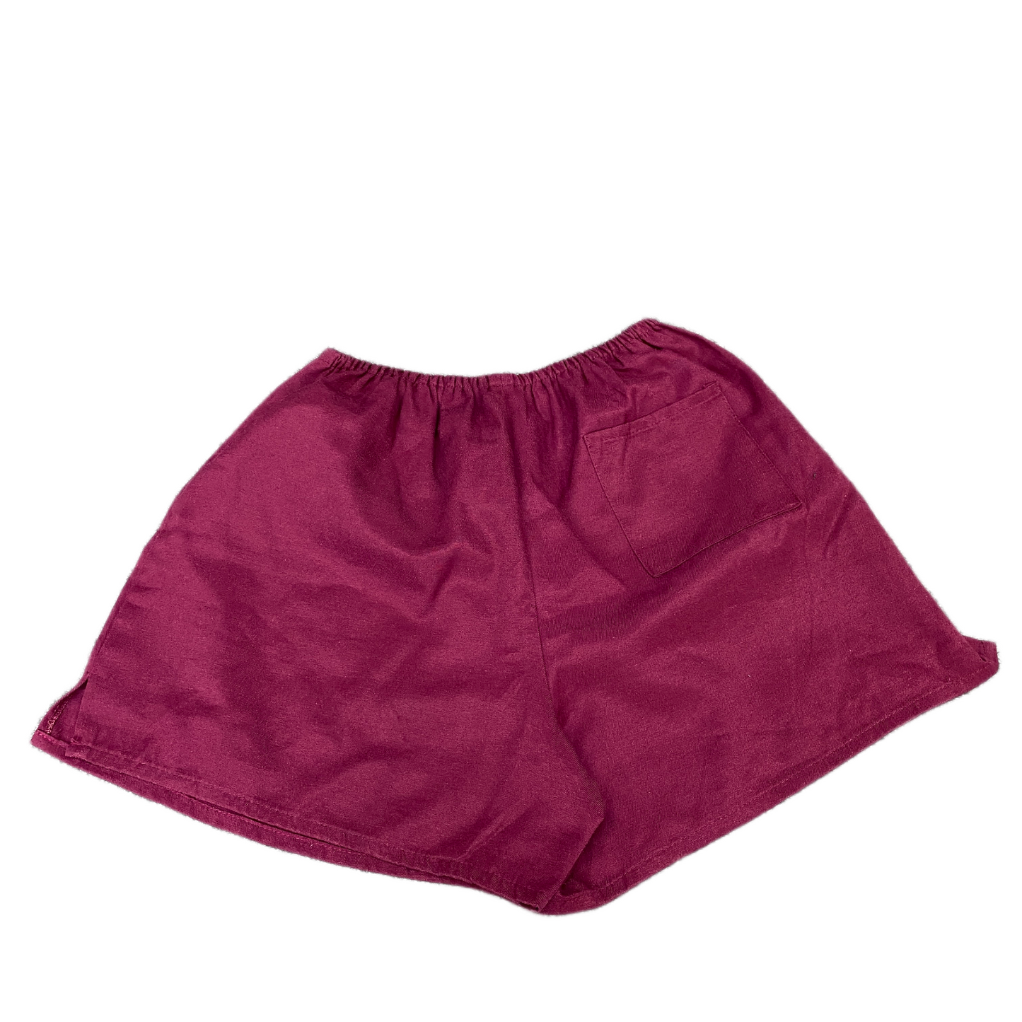 Running Sprinter Shorts Womens S 26" Waist Red Gym Training Athletic Dolphin Hem