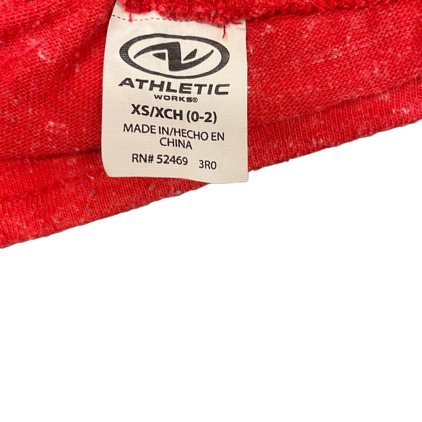 Running Sprinter Shorts Womens XS 28" Waist Red White Gym Workout Dolphin Hem