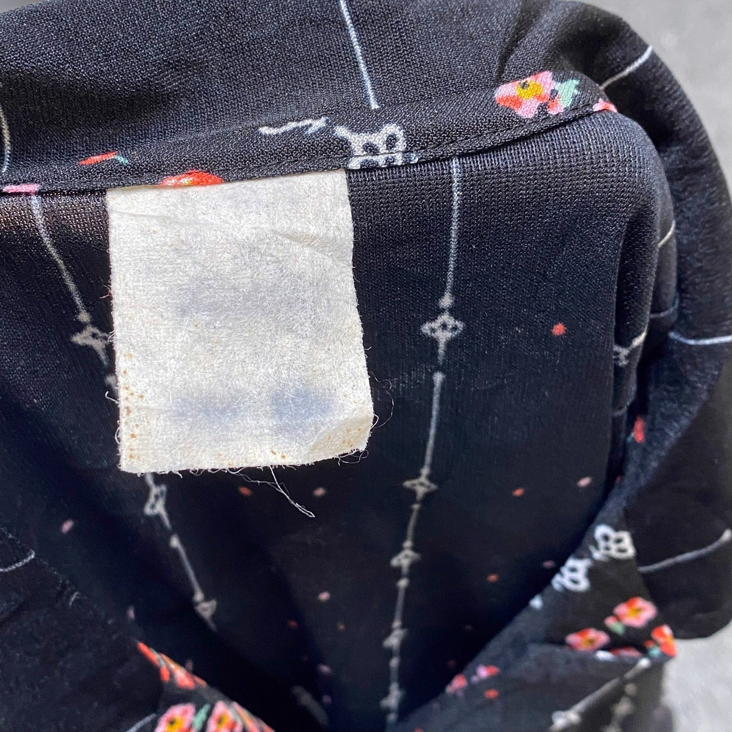 Womens A Line Dress M Black Geometric Short Sleeve Pleated Collared Button Front