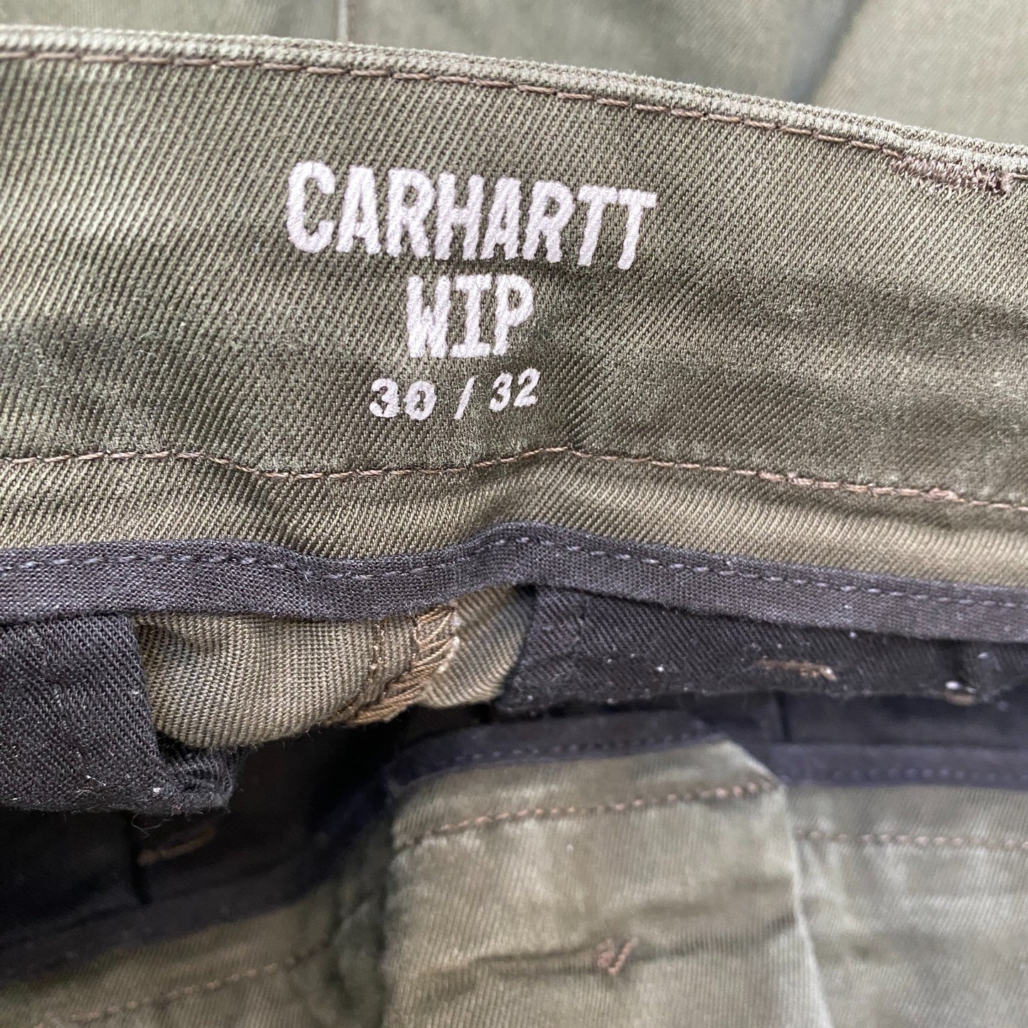 Carhartt Wip Sid Pants Fits as Mens 31" Waist Green Moisture Wicking Trousers