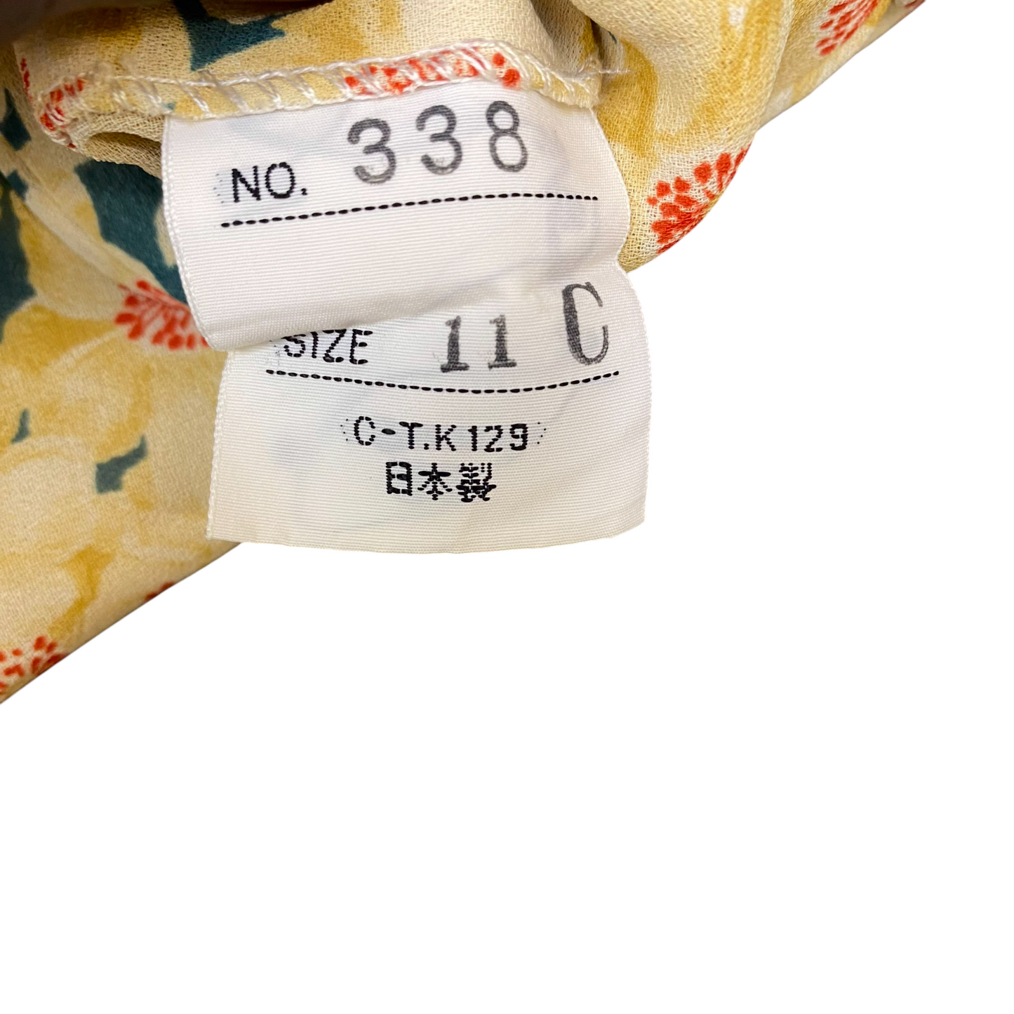 A-Line Dress Womens M Green White Floral Pleated Short Sleeve V-Neck Pullover