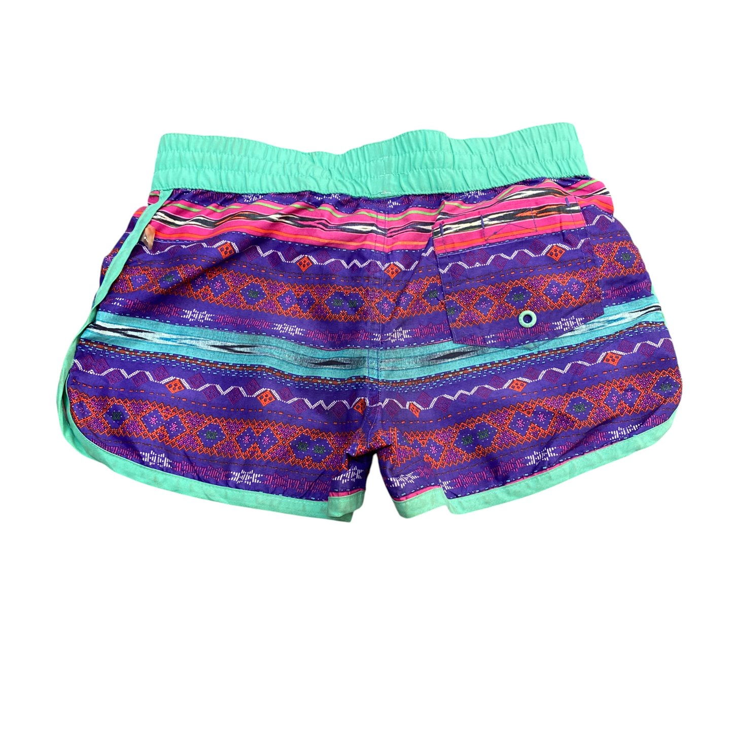 Running Sprinter Shorts 25W Multicoloured Patterned Elastic Waist Drawstring