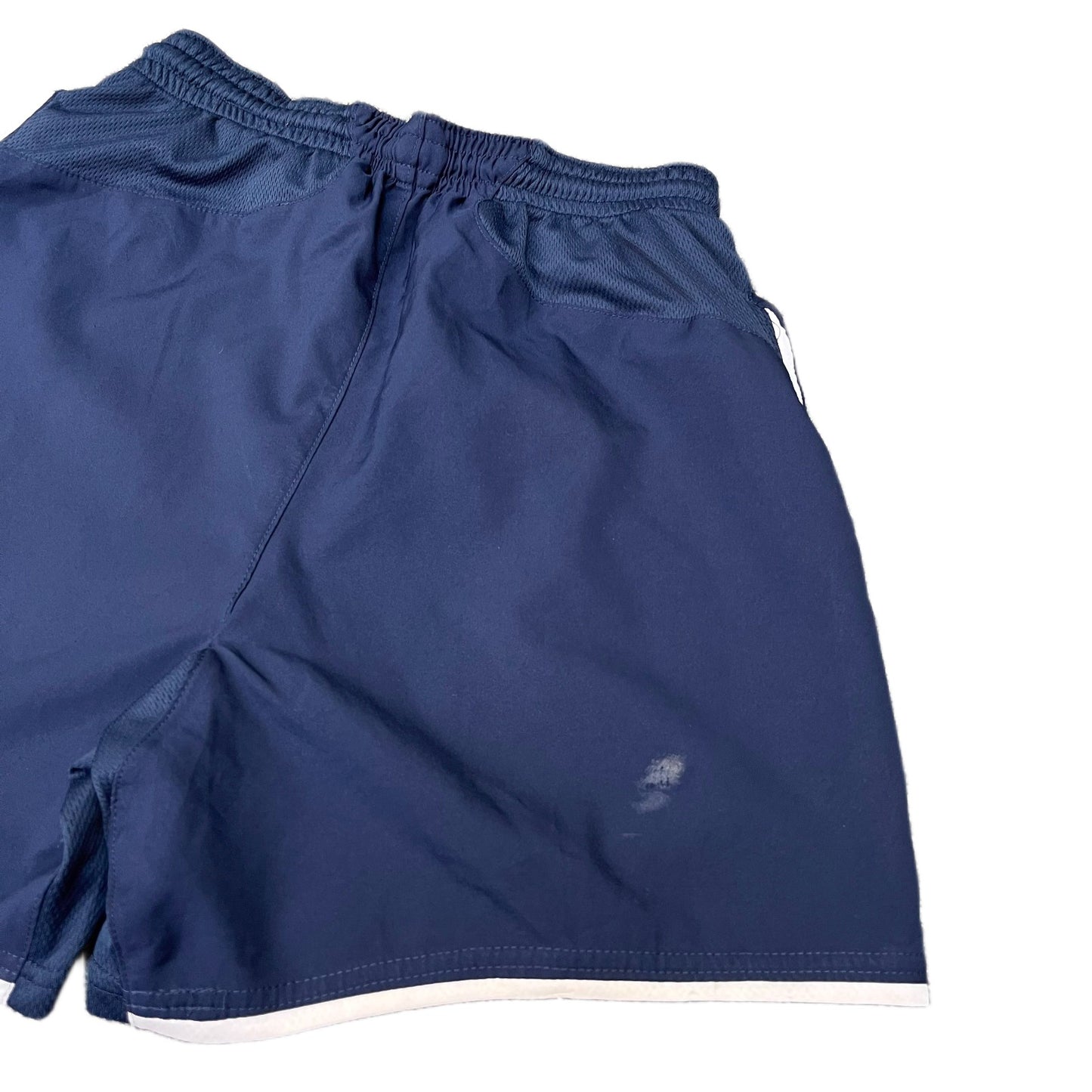 Nike Fit Dry Athletic Shorts Fits as Womens Small 22" Waist Navy Blue Drawstring