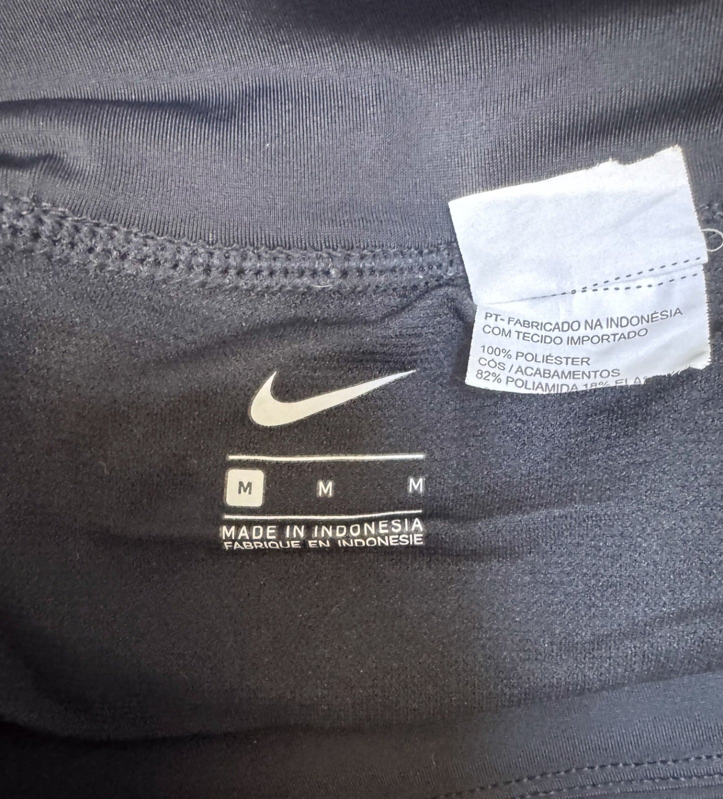 Nike Dri-FIT Running Shorts Womens Medium 31" Waist Black Performance Pull On
