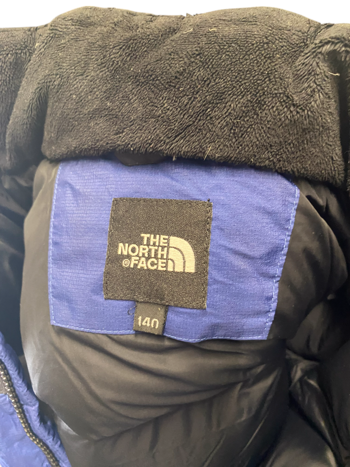 The North Face Down Puffer Jacket Mens XS Blue Quilted Baltoro Full Zipper