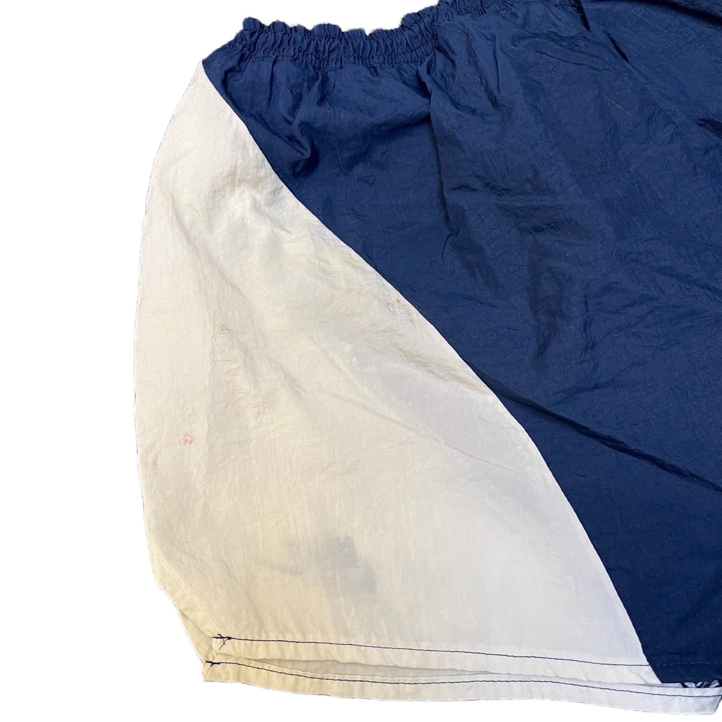 Nike Running Shorts Fits as Womens S 27" Waist Navy White Mesh Lined Drawstring