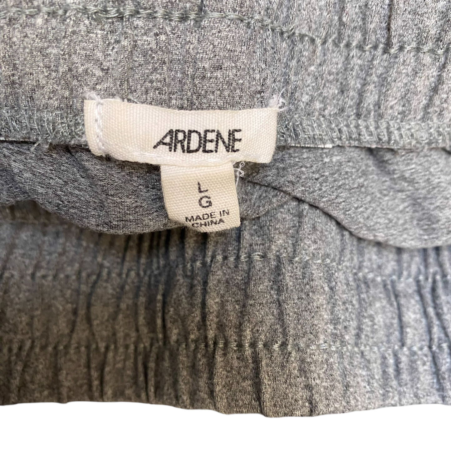 Running Sprinter Shorts Womens Large Grey Athletic Fit Gym Workout Dolphin Hem