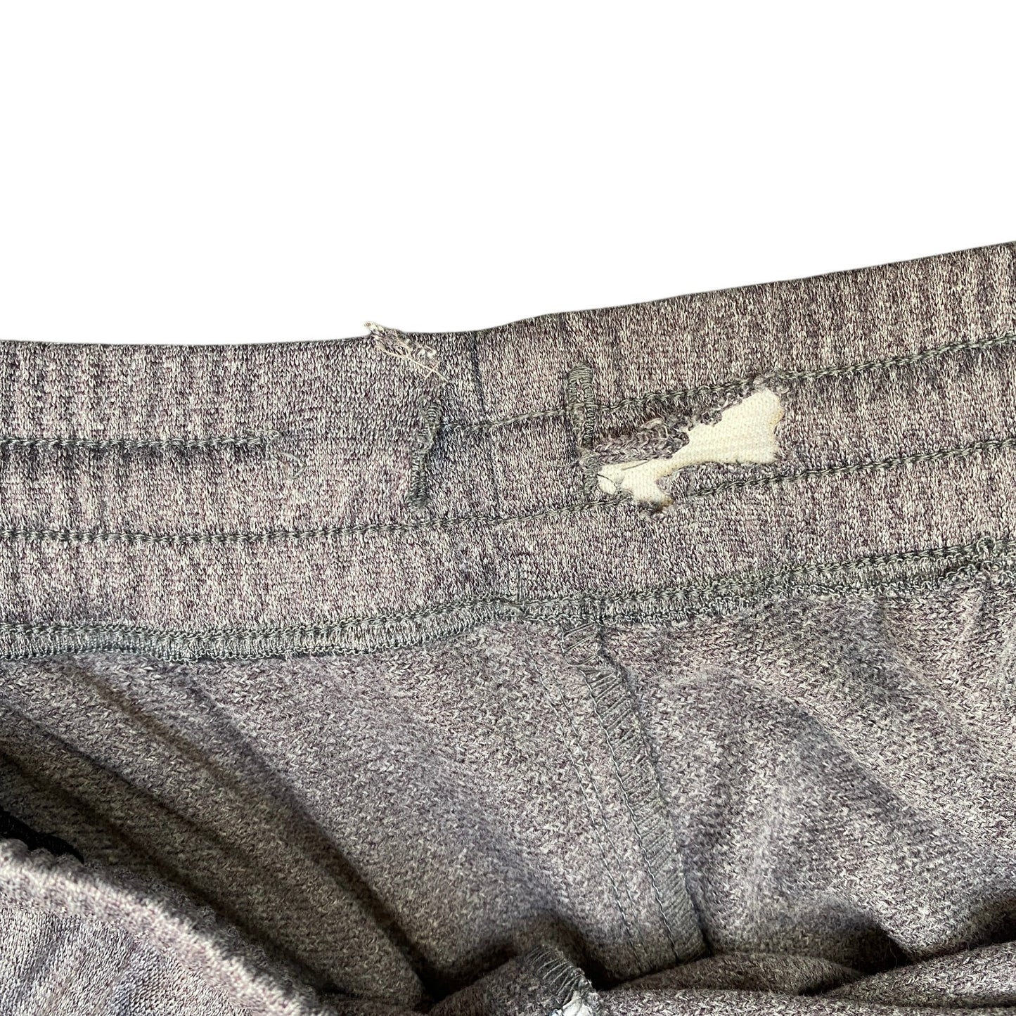 Diadora Track Pants Fits as Womens 34" Waist Grey Heather 4-Way Stretch Trousers