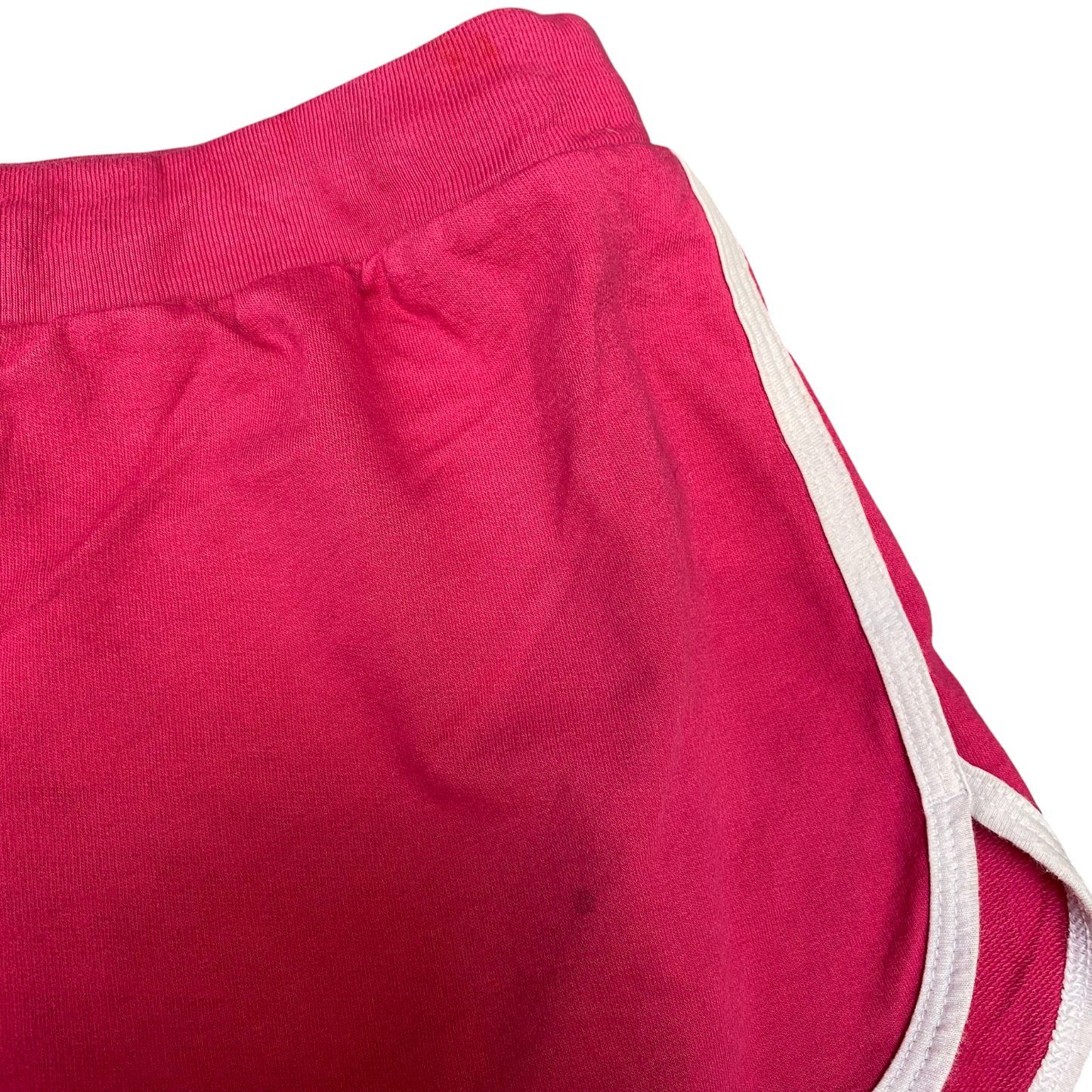 Running Sprinter Shorts Womens Large Pink Athletic Drawstring Waist Dolphin Hem
