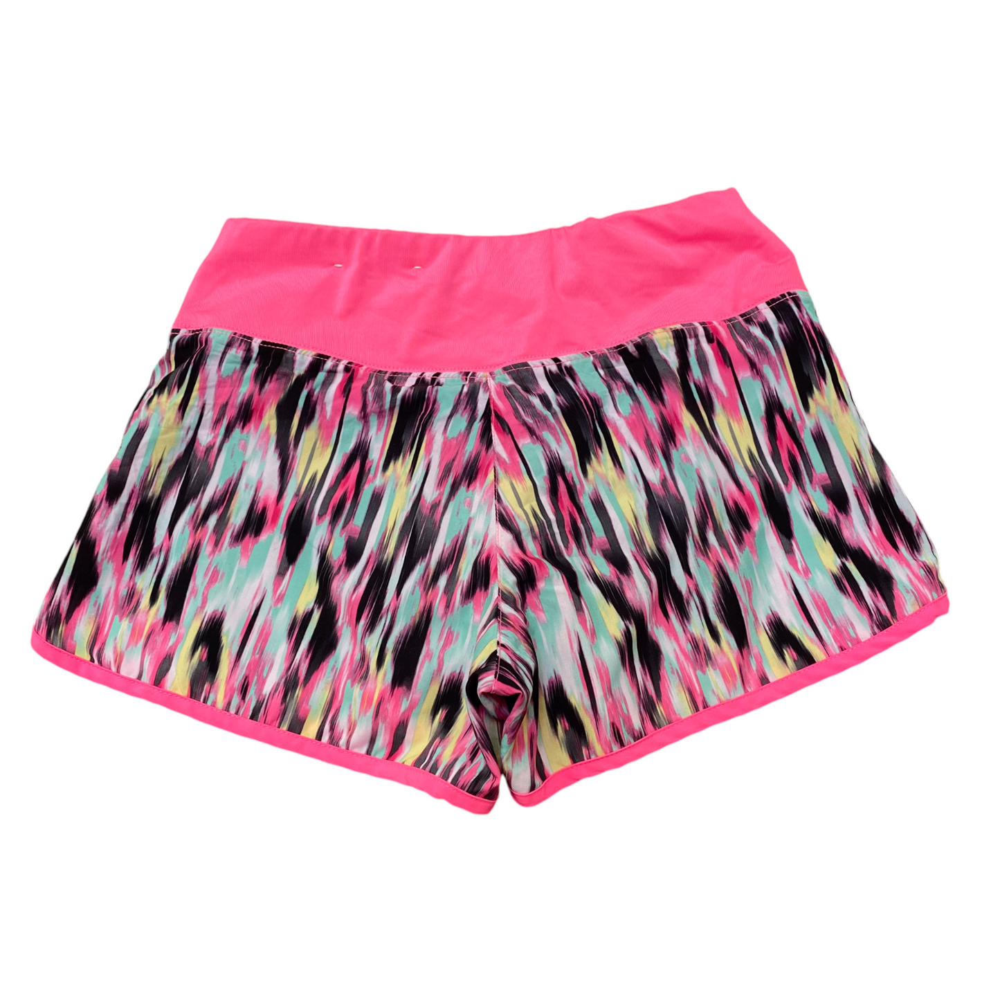 Running Sprinter Shorts Womens Small Multicoloured Tie Dye Stretch Elastic Waist