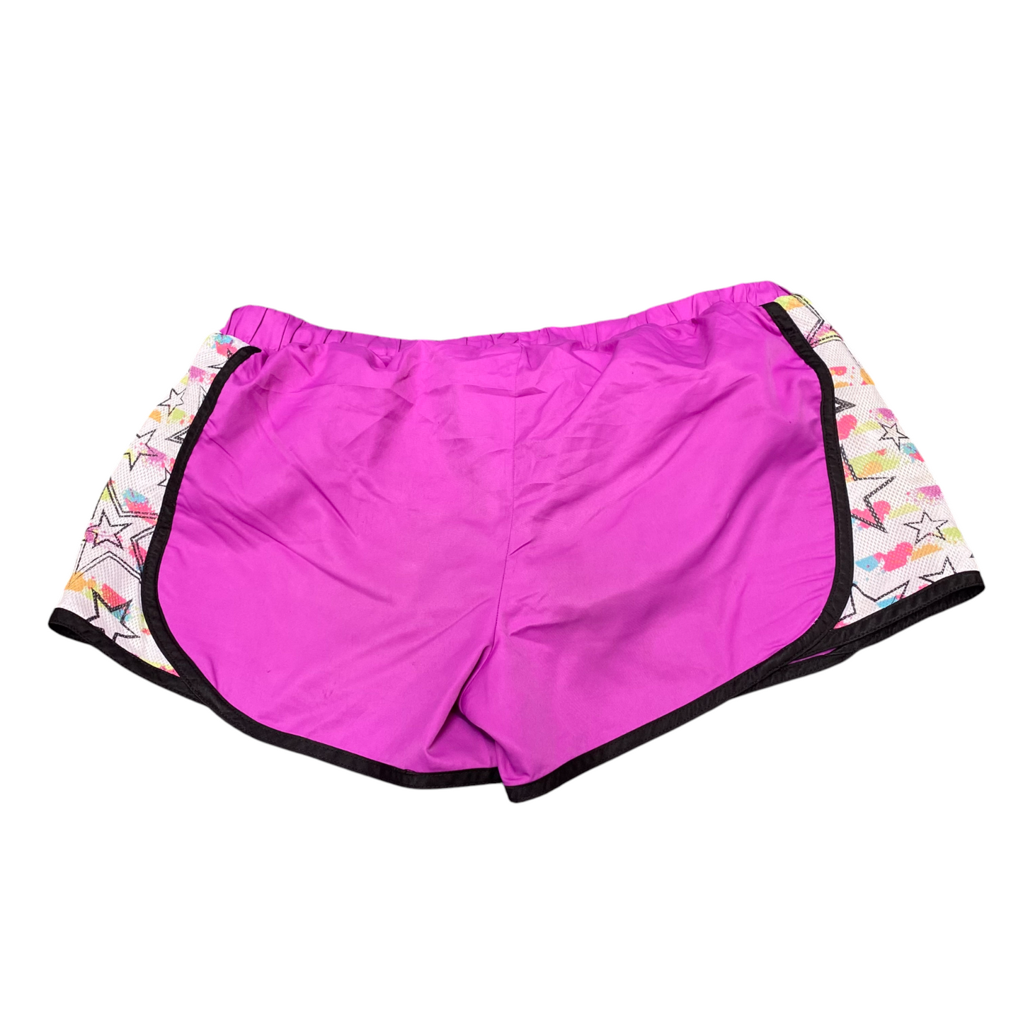 Running Sprinter Shorts Womens 29W Pink Athletic Drawstring Waist Dolphin Hem